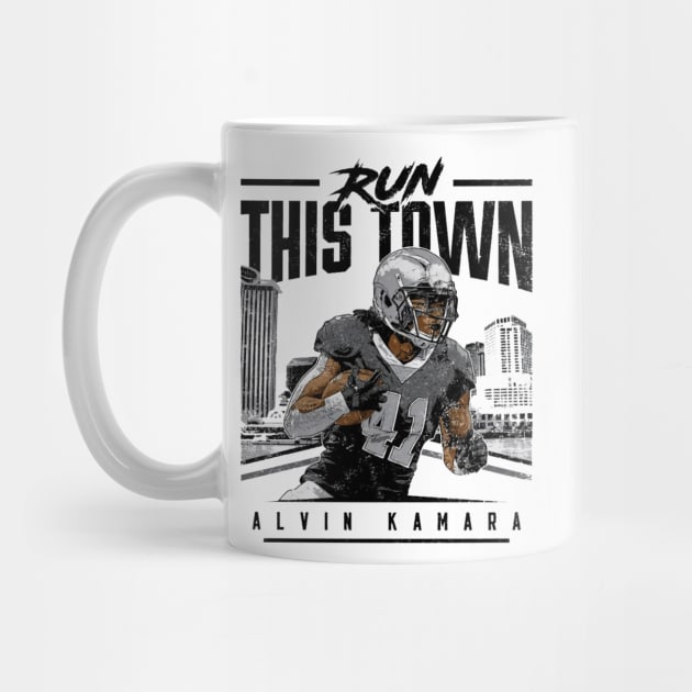 Alvin Kamara New Orleans Run This Town by MASTER_SHAOLIN